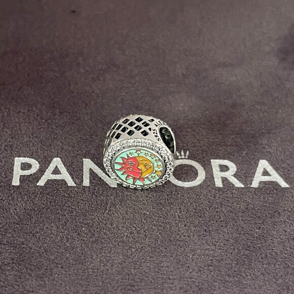 Pandora S925 ale Park it's a Small World Charm Silver - Picture 4 of 6